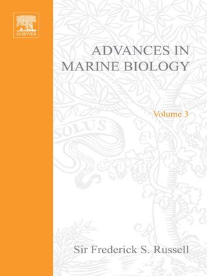 cover image of Advances in Marine Biology